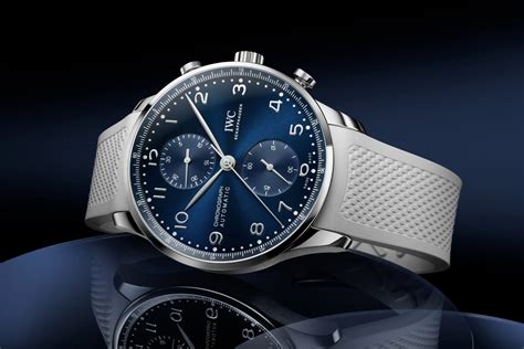 iwc portugieser chronograph rubber strap